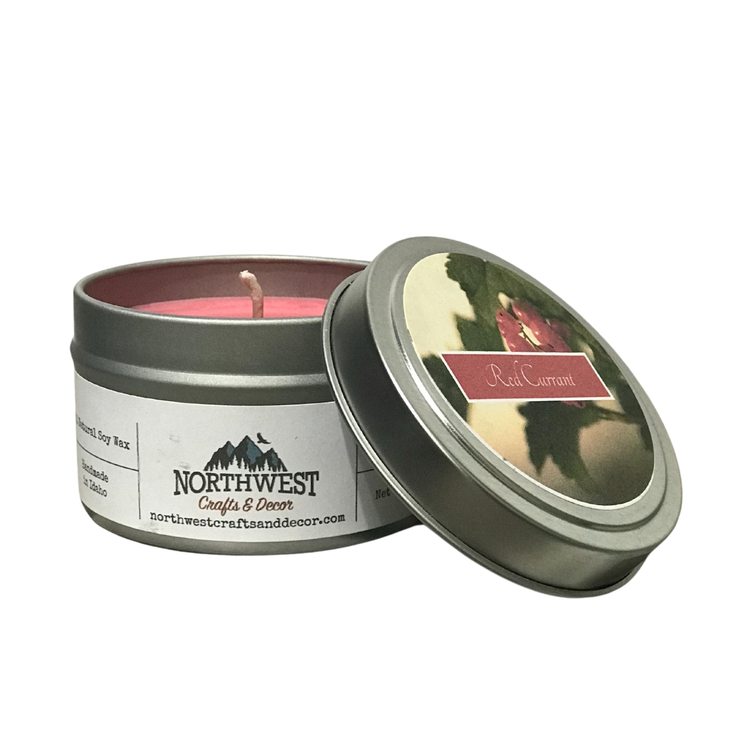 Red Currant Scented Soy Wax Candle