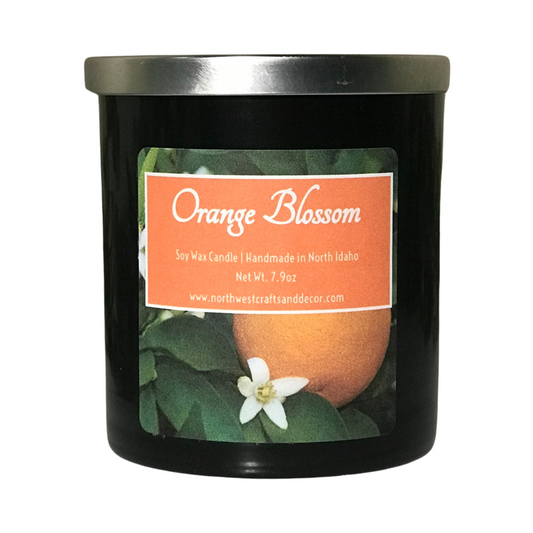 Orange Blossom Scented Jar Candle