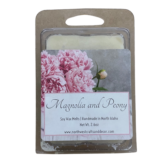 Magnolia and Peony Scented Wax Melts