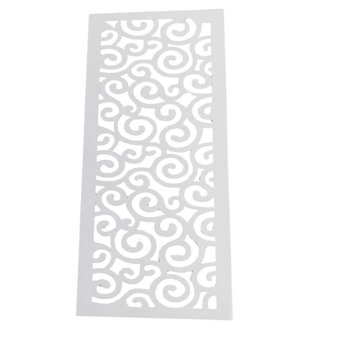 Swirl Background Stencil 2