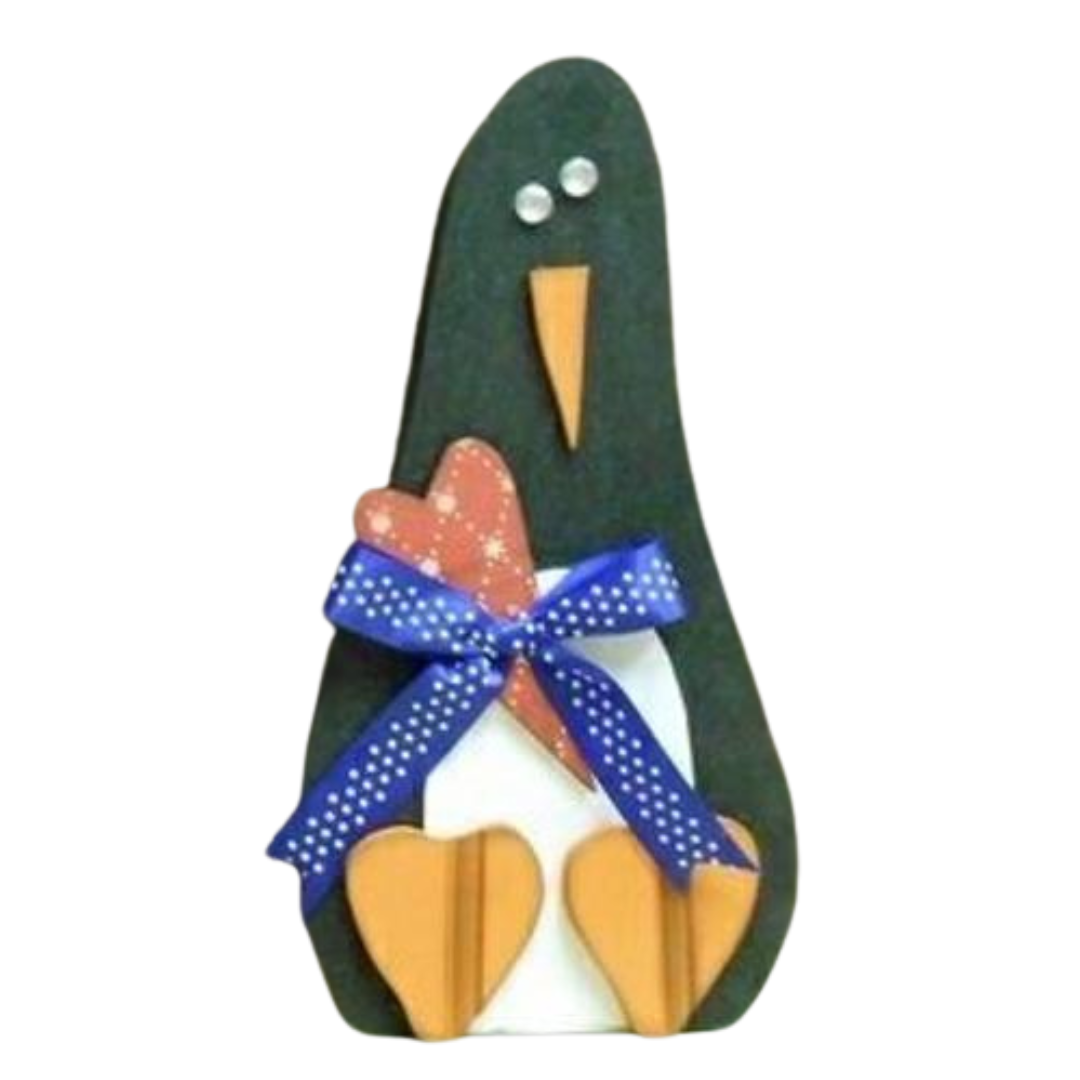 DIY Unfinished Wood Chunky Penguin