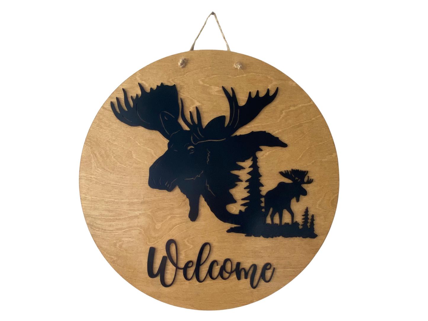 Welcome Moose Sign