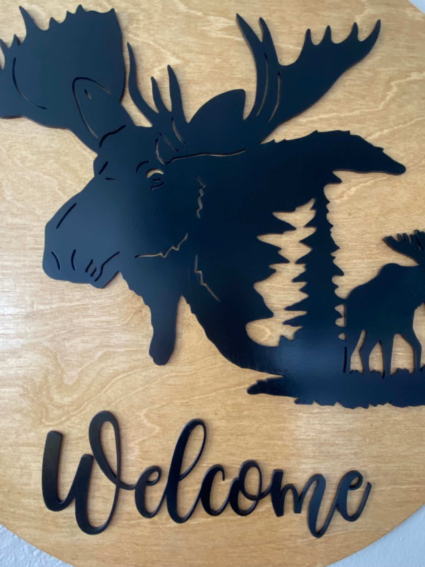 Welcome Moose Sign