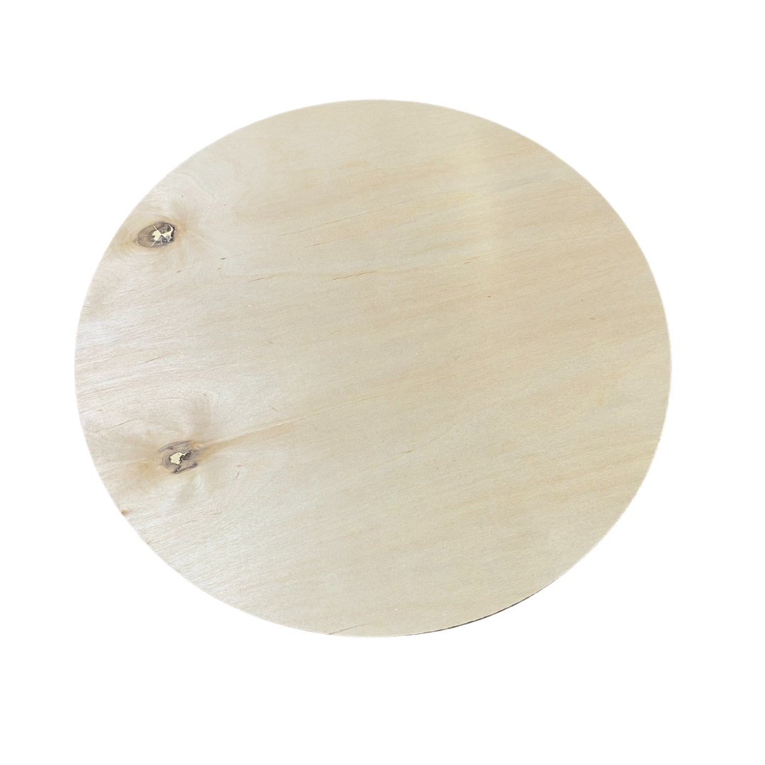 Birch Pallet Wood Circle - 14 inch