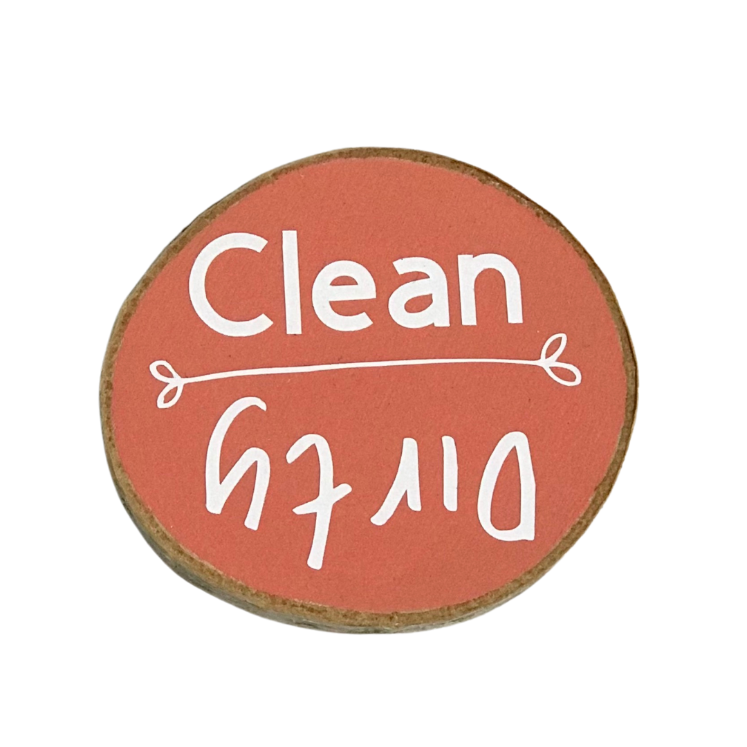 Dishwasher Clean/Dirty Magnet (Color Options)