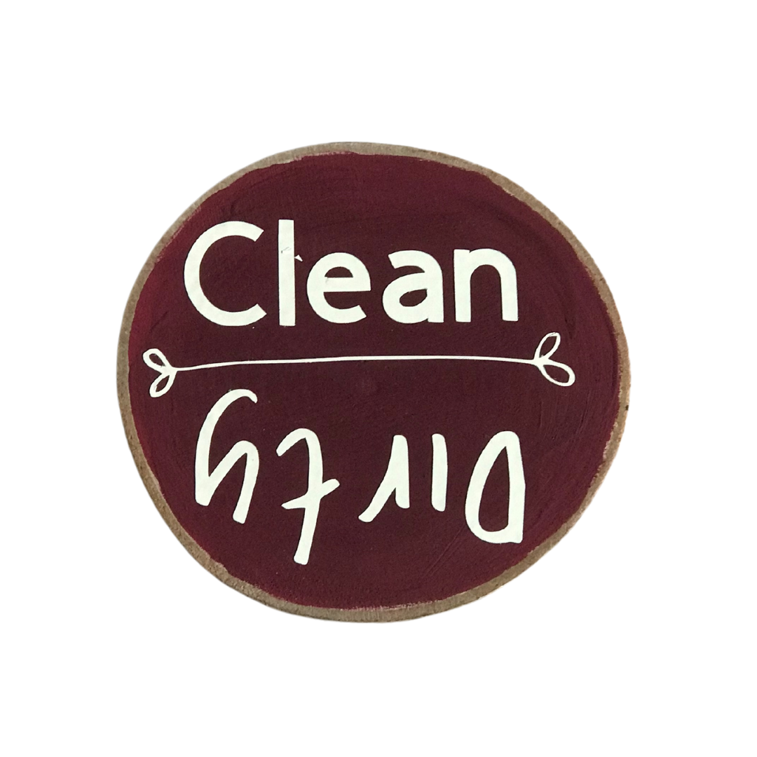 Dishwasher Clean/Dirty Magnet (Color Options)