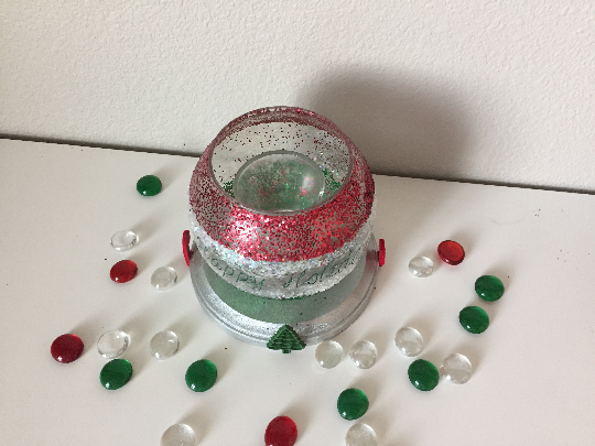 Happy Holidays Candle Holder